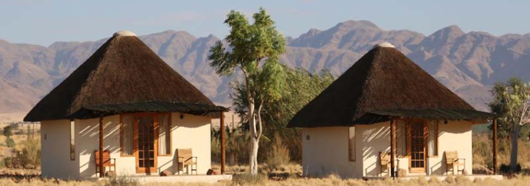 Desert Homestead Lodge sits in a unique setting and will make you wish to stay longer in Namibia.